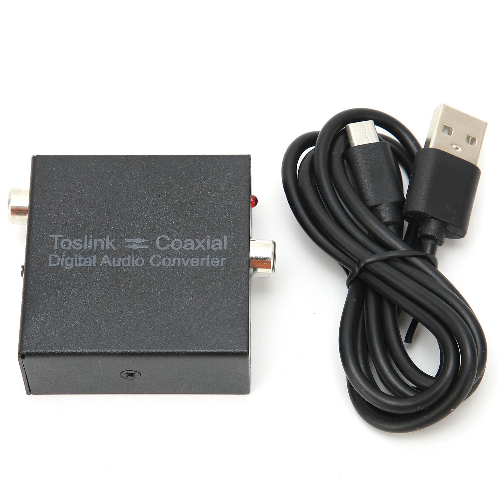Conversor Óptico para Coaxial o Conversor Óptico Coaxial Digital SPDIF Interruptor Bidirecional