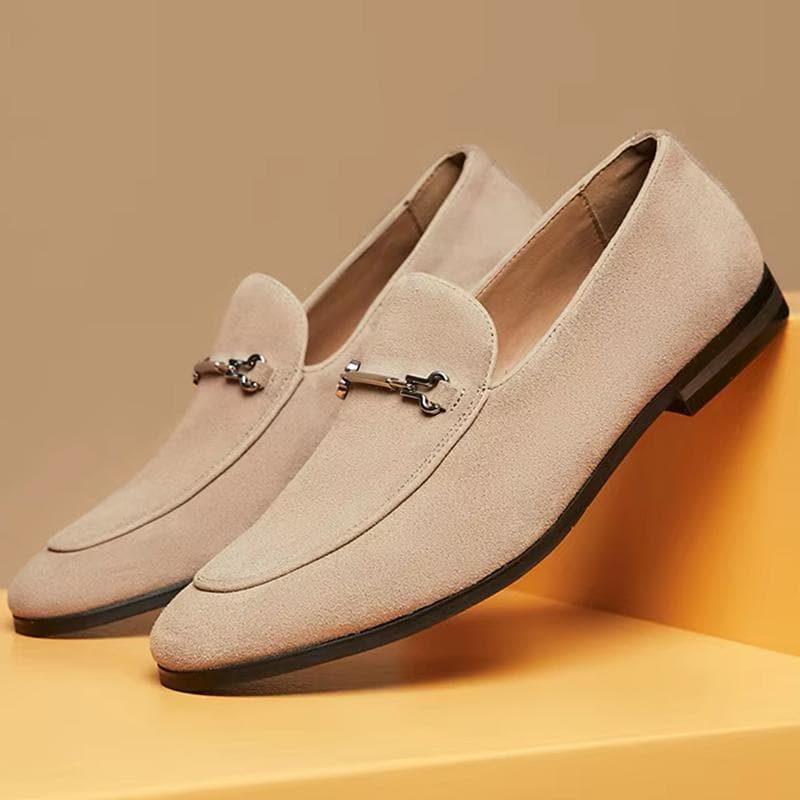 Fashion Fashion British Gentleman Loafers New Retro Genuine Leather Suede Shoes Designer Formal Wedding Prom Dress Homecoming Footwear cm