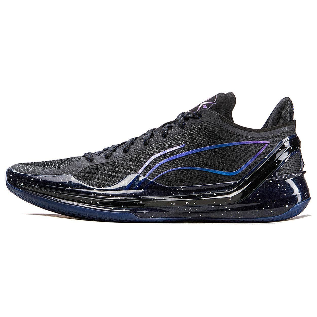 Li-Ning Liren 4 V2 Preto Obsidiana Tênis Masculinos ABAU037-8 cm