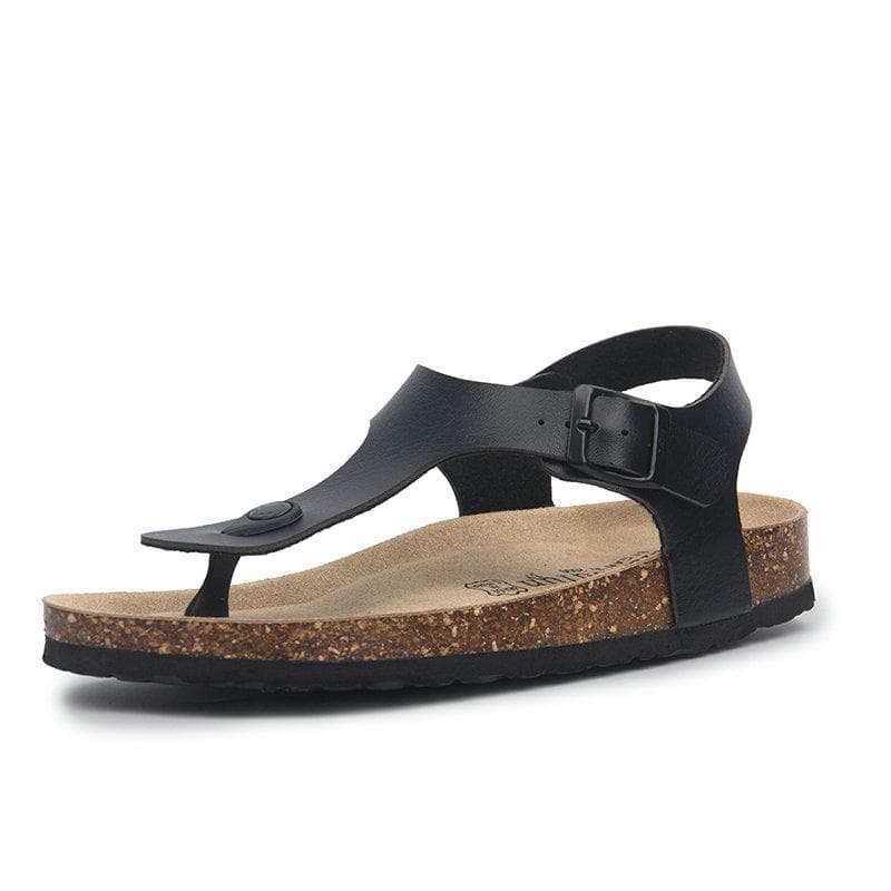 Sandálias femininas Sapatos Sandálias de cortiça Sapatos para mulheres grávidas Sandálias de praia para mulheres Sapatos de verão