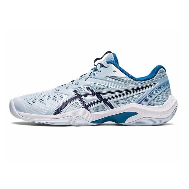 Asics Gel Blade 8 Azul Índigo Céu Tênis Femininos 1072A072-405 cm