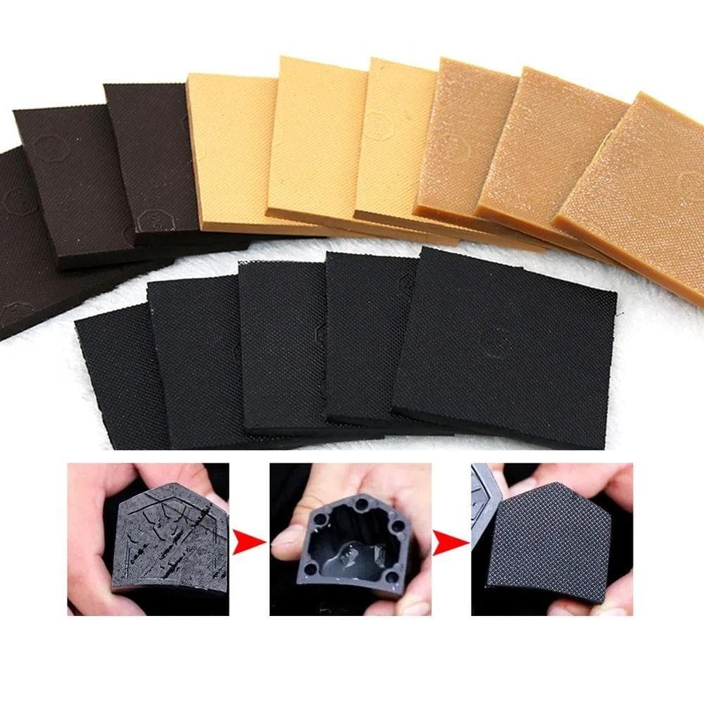 Soles DIY Reparo de calçados Material de reparo Substituição de sola Protetor de sola de borracha Sandálias de salto alto cm amarelo