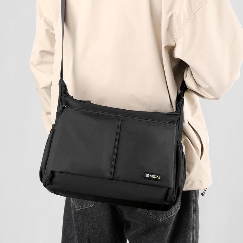 Bolsa de Ombro para Homem Bolsa de Ombro de Alta Qualidade para Homem Bolsa Múltipla para Estudantes Universitários para Aula Bolsa Transversal