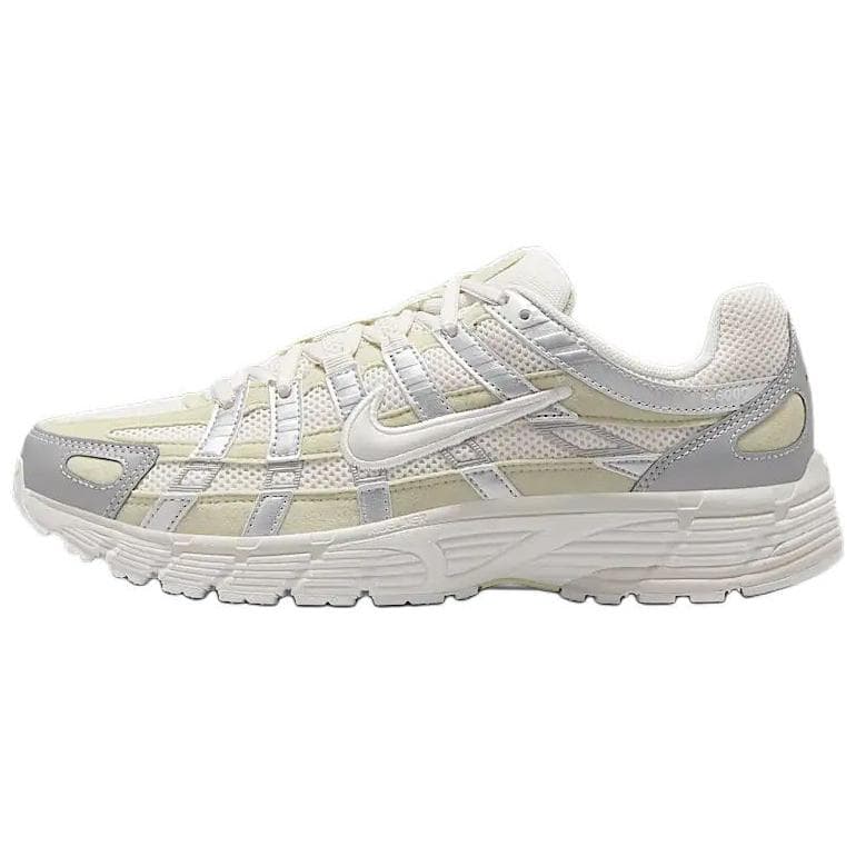 Tênis Nike P-6000 Phantom Light Army Feminino Creme Oliva-Aura Prateado Metálico IB3485-001 cm