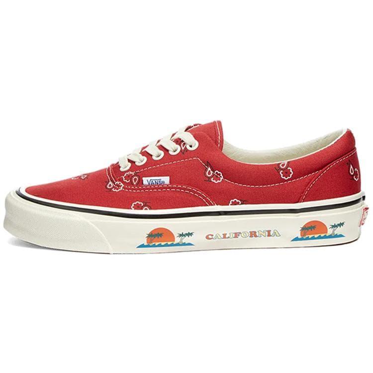 Vans Og Era Lx 'Paisley - Vermelho Pompeiano' VN0A4BVAXE5 cm