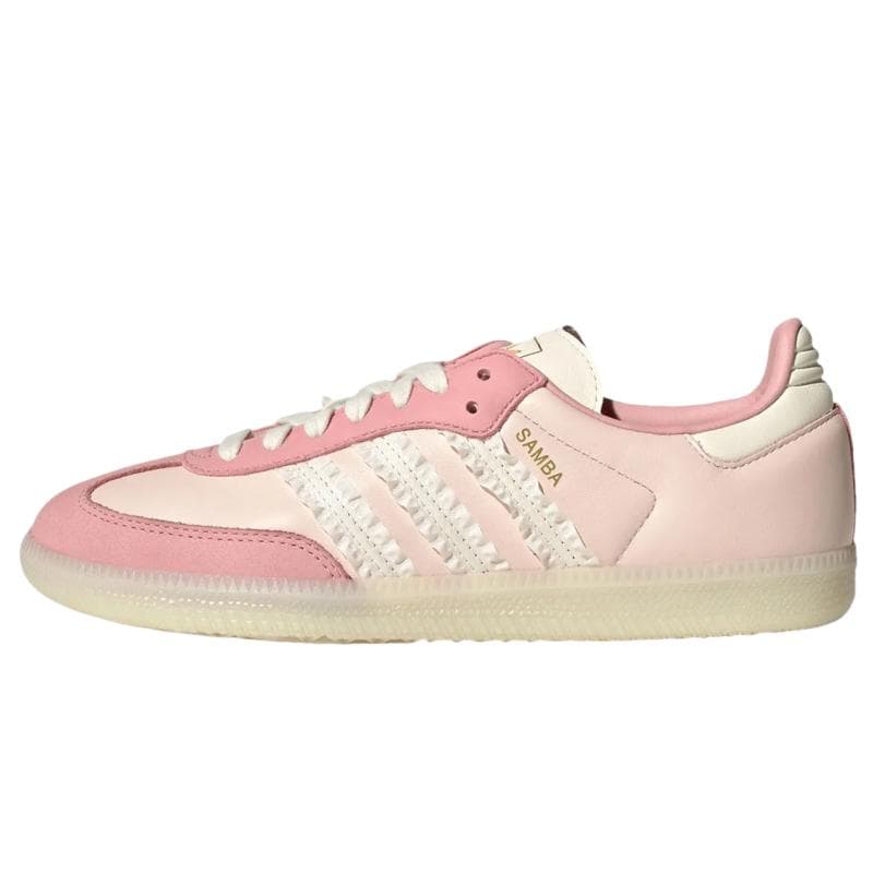 Tênis Feminino Adidas Samba 'Ruffle Stripes Pack Wonder Mauve' Feminino JR8830 cm cor-de-rosa