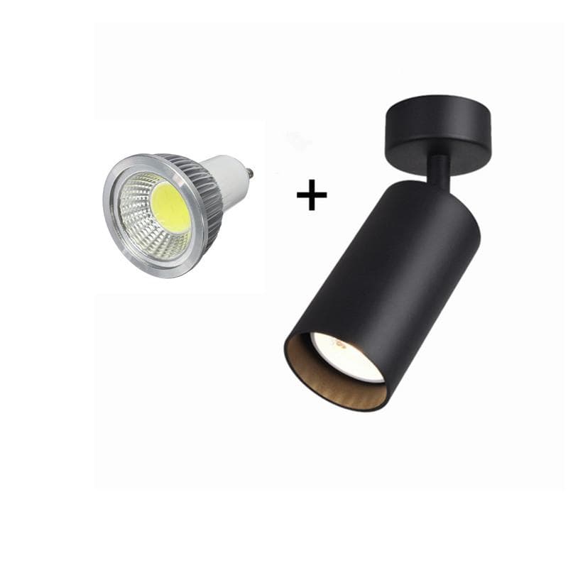 GU10 LED Spot Downlight 360 graus Rotatable Surface Ceiling Light Iluminação interna Decoração para Foyer AC110V 220V Corredor Lâmpada de parede