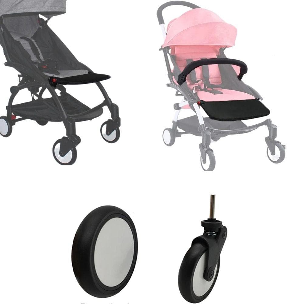 Roda dianteira e traseira de borracha para carrinho de bebê Babyzenes Yoyo Yoya YuYu, carrinho de bebê, novos acessórios para carrinho de bebê