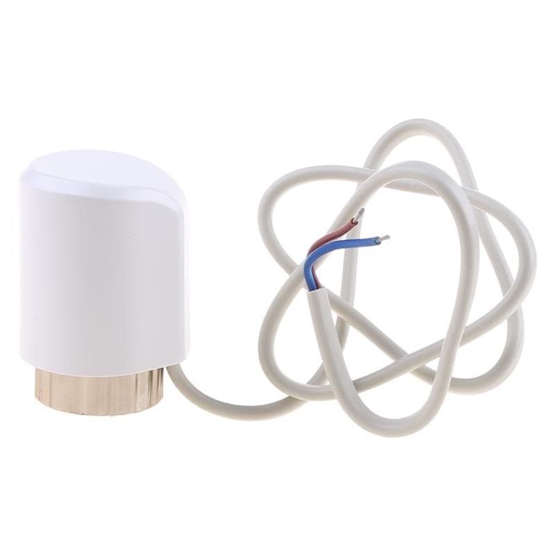 Atuador Térmico Elétrico Profissional AC 230V NF IP54 Normalmente Fechado NF M30-1.5mm 110N para Válvula de Aquecimento por Piso Radiante