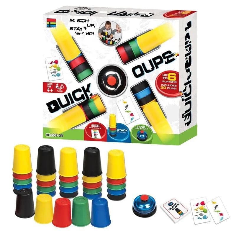 Card Speed Toys Sport Stacking Cups Plastic Games Family Parent Child Outdoor Indoor Challenge Training Party Desktop Funny