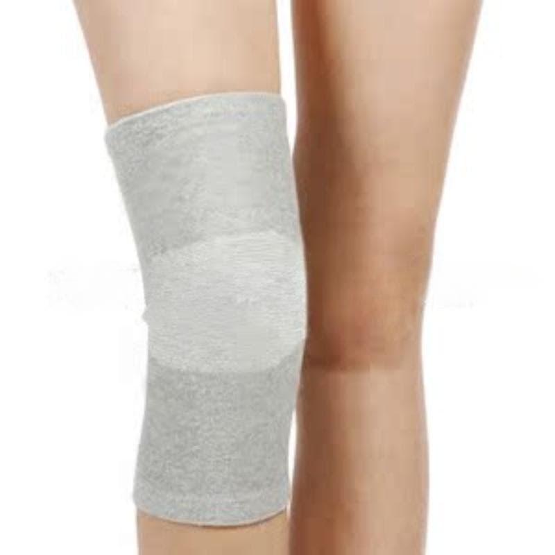 Joelheiras de carvão de bambu com joelheiras de exercícios de salto de quatro lados para aquecimento, resistência ao frio e joelheiras espessadas