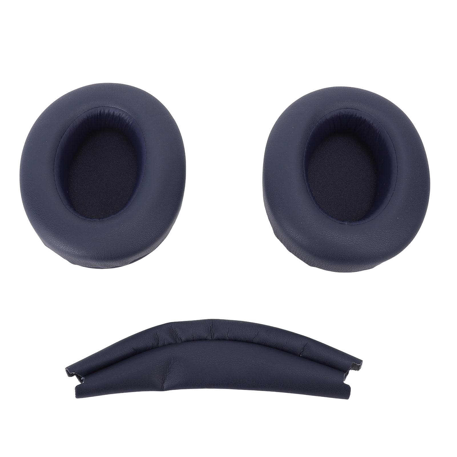 Almofadas de Ouvido de Substituição com Capa para Arco de Cabeça para Fone de Ouvido WH XB910N Couro Proteico Espuma Viscoelástica Esponja azul