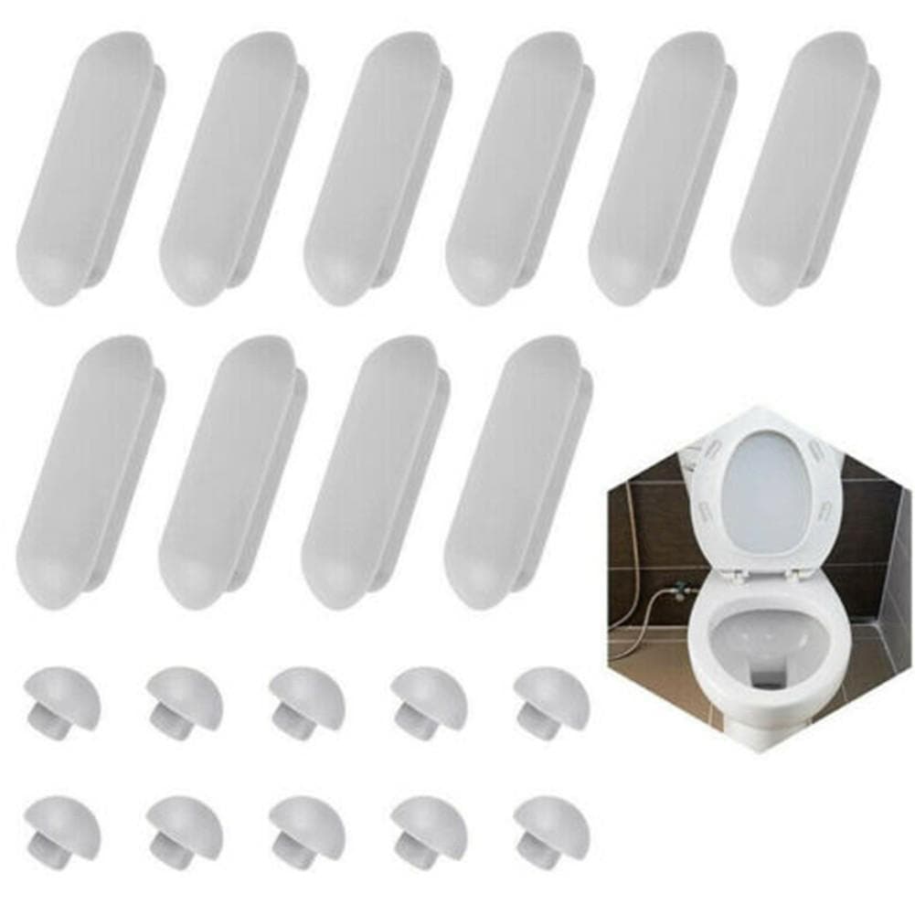 Conjunto de Batentes Amortecedores para Assento de Vaso Sanitário Suprimentos Tampa de Vaso Sanitário