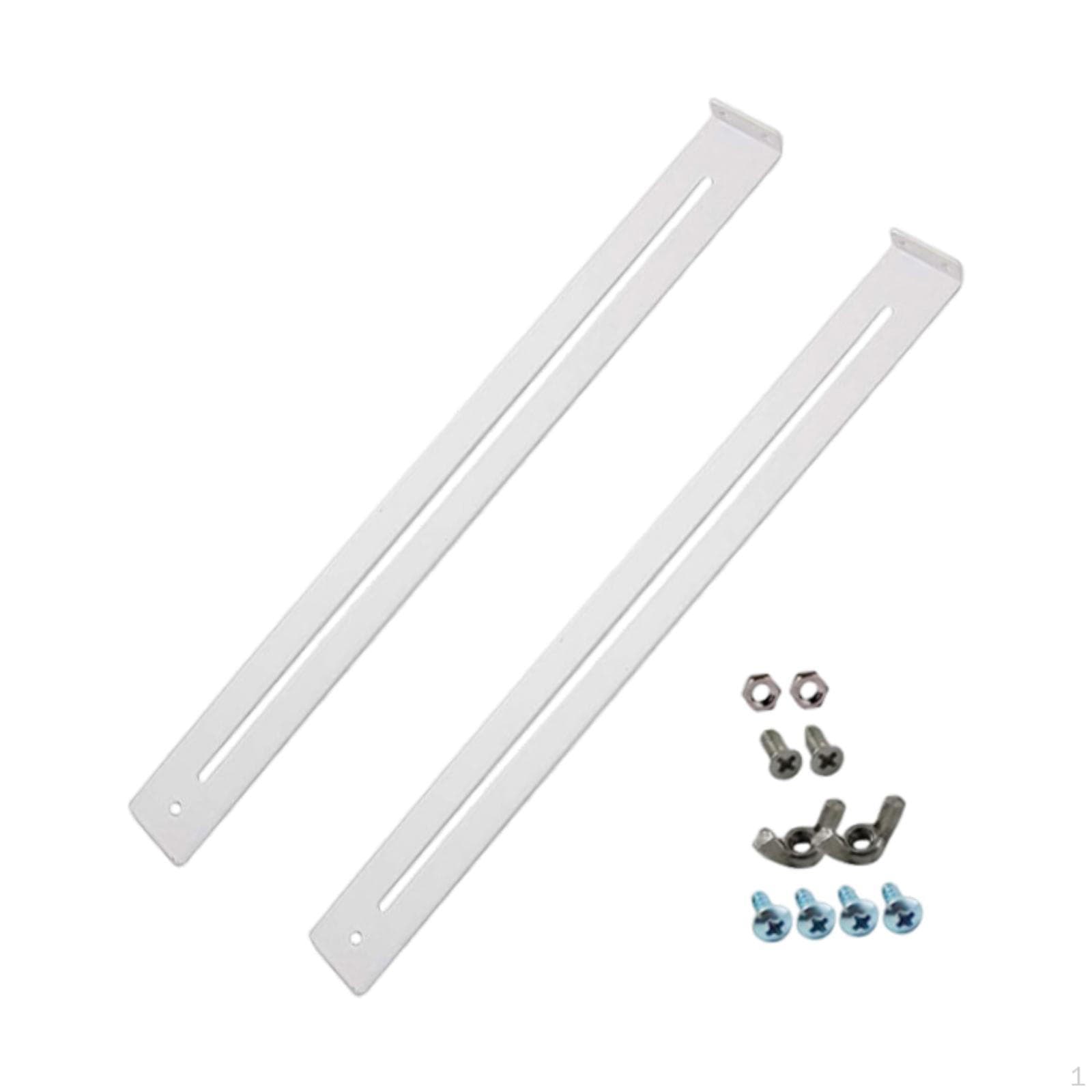 Kit de Reparo de Gaveta de 2 Peças, Acessórios para Móveis, Suportes de Reforço de Gabinete Robustos,