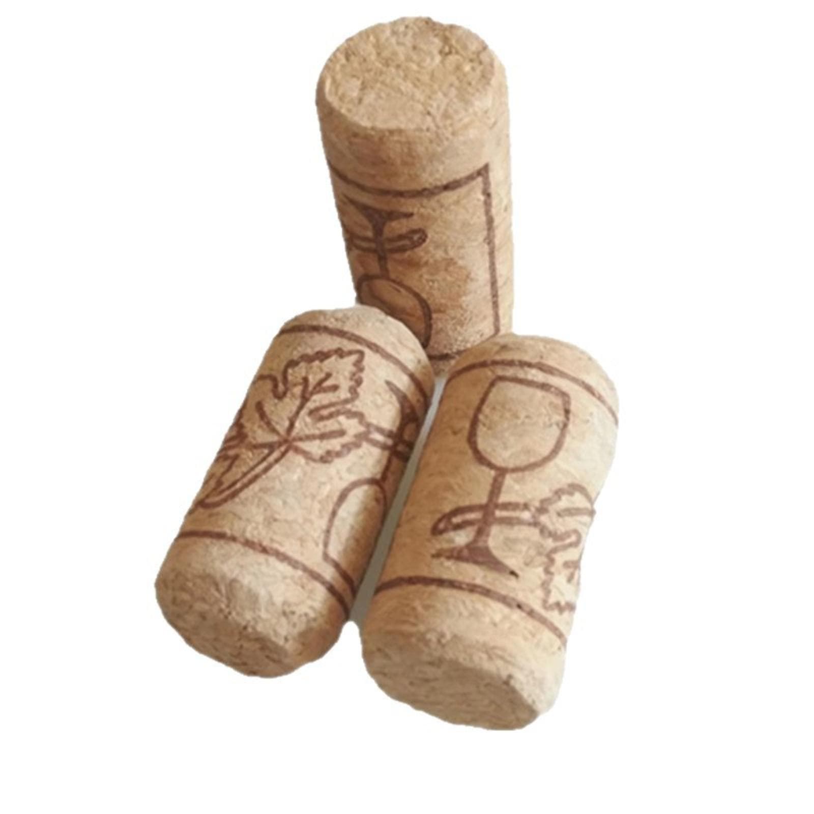Rolha de Cortiça Natural para Garrafa de Vinho Tinto Rolha de Granulado de Vinho amarelo