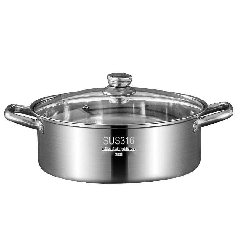 Panela Multifuncional de Aço Inoxidável ZISIZ 32cm