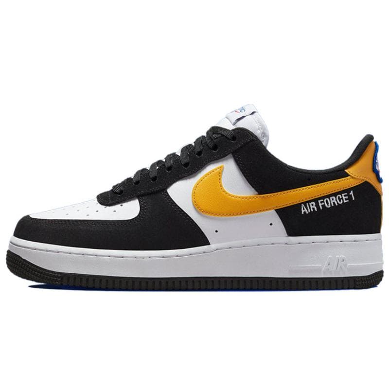 Tênis Nike Air Force 1 Low '07 LV8 Athletic Club Preto Dourado Universitário DH7568-002 cm
