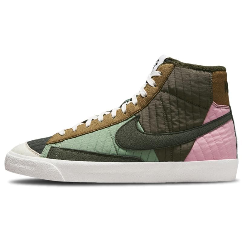Tênis Nike Blazer Mid 77 Premium Toasty Sequoia Acolchoado Sapatos de Skate DD8024-300 cm