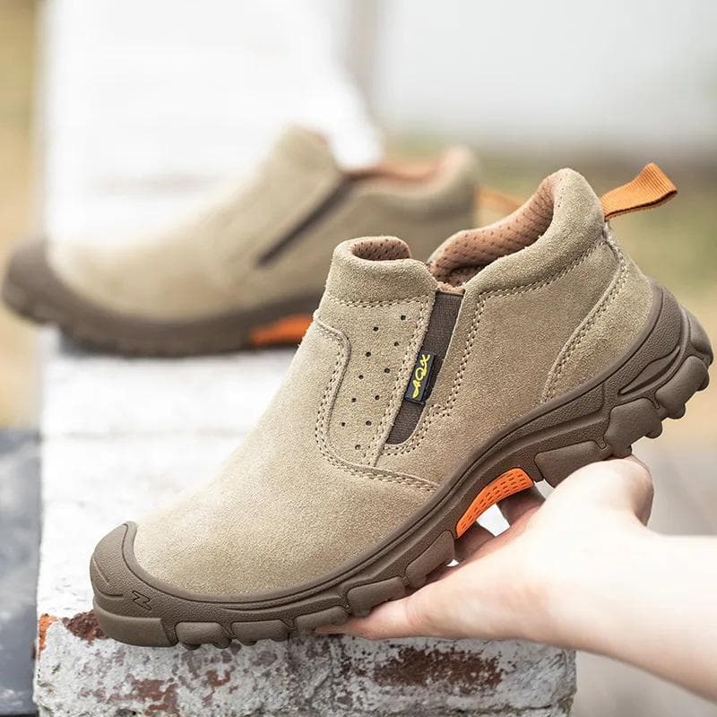 Sapatos de Trabalho Masculinos Anti Impacto, Anti Perfuração, Biqueira de Aço, Soldador Elétrico Pisada Segura Sapatos de Segurança Isolamento cm