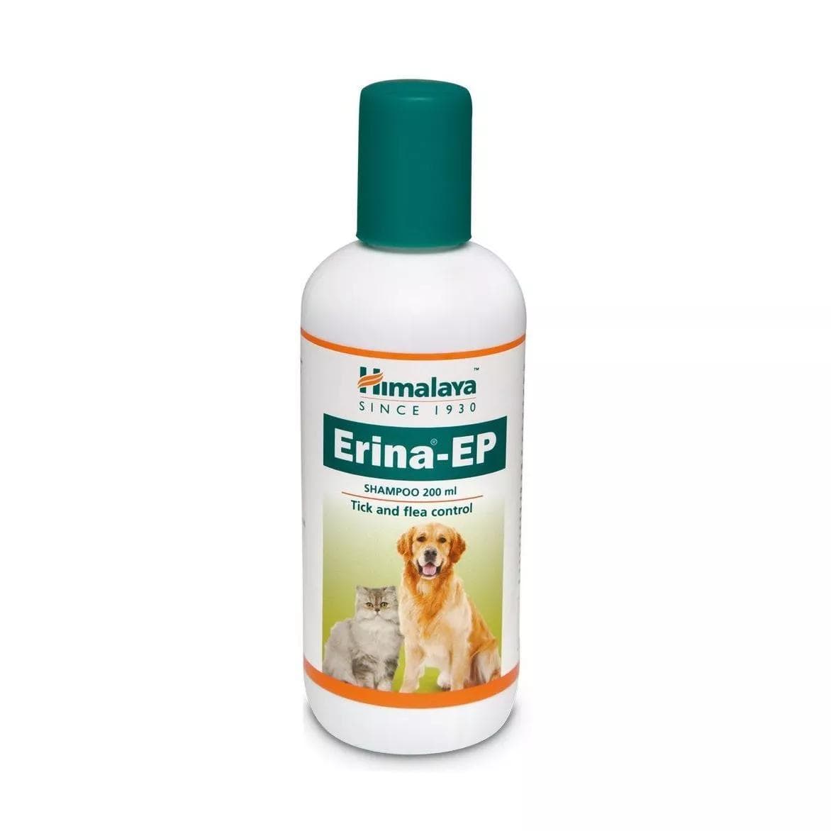 Erina-EP: shampoo para cães e gatos contra pulgas, carrapatos e piolhos (200 ml), Shampoo Erina-EP, Himalaia