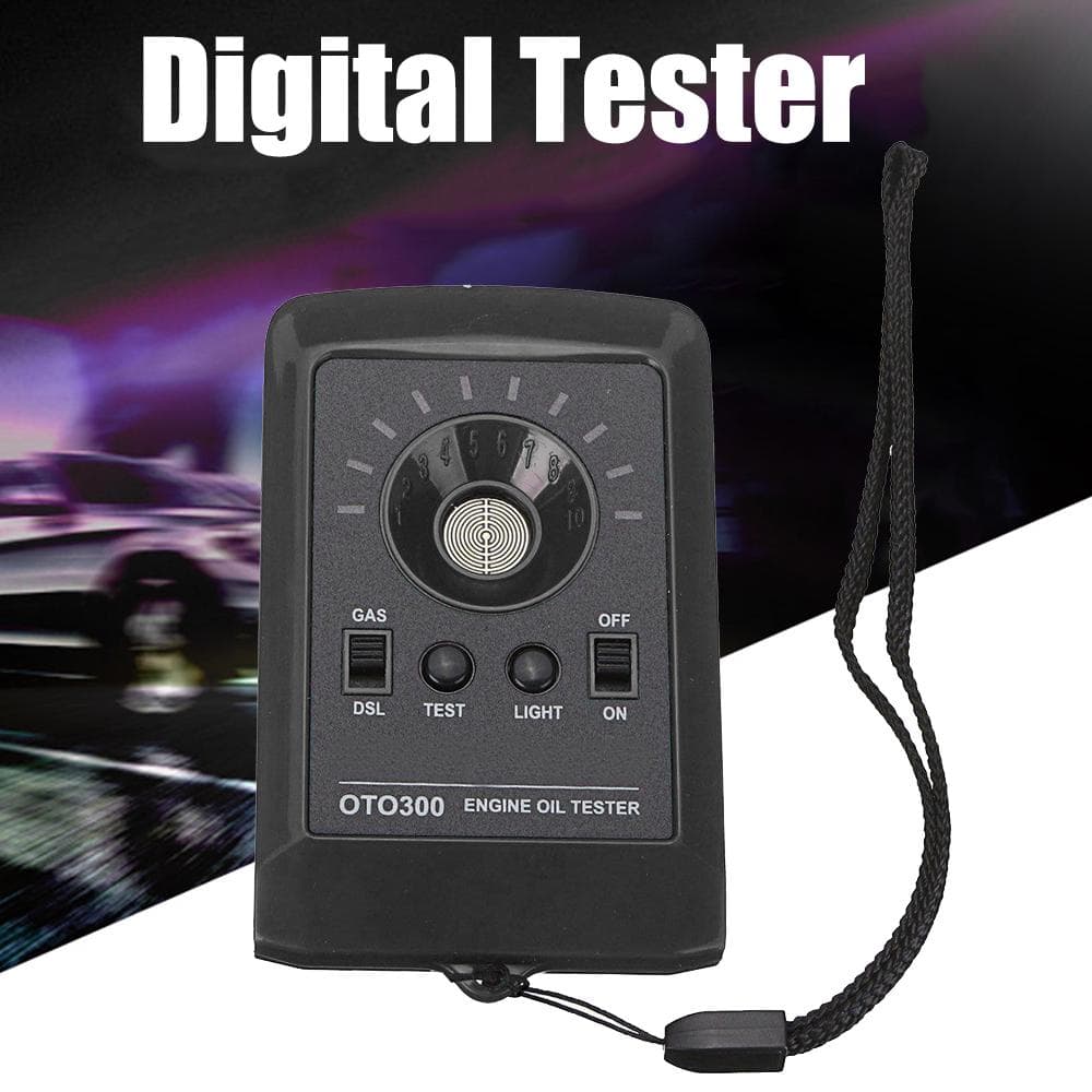 12V LED Testador digital Motor Detector de qualidade de óleo de gás Analisador de fluido diesel vermelho