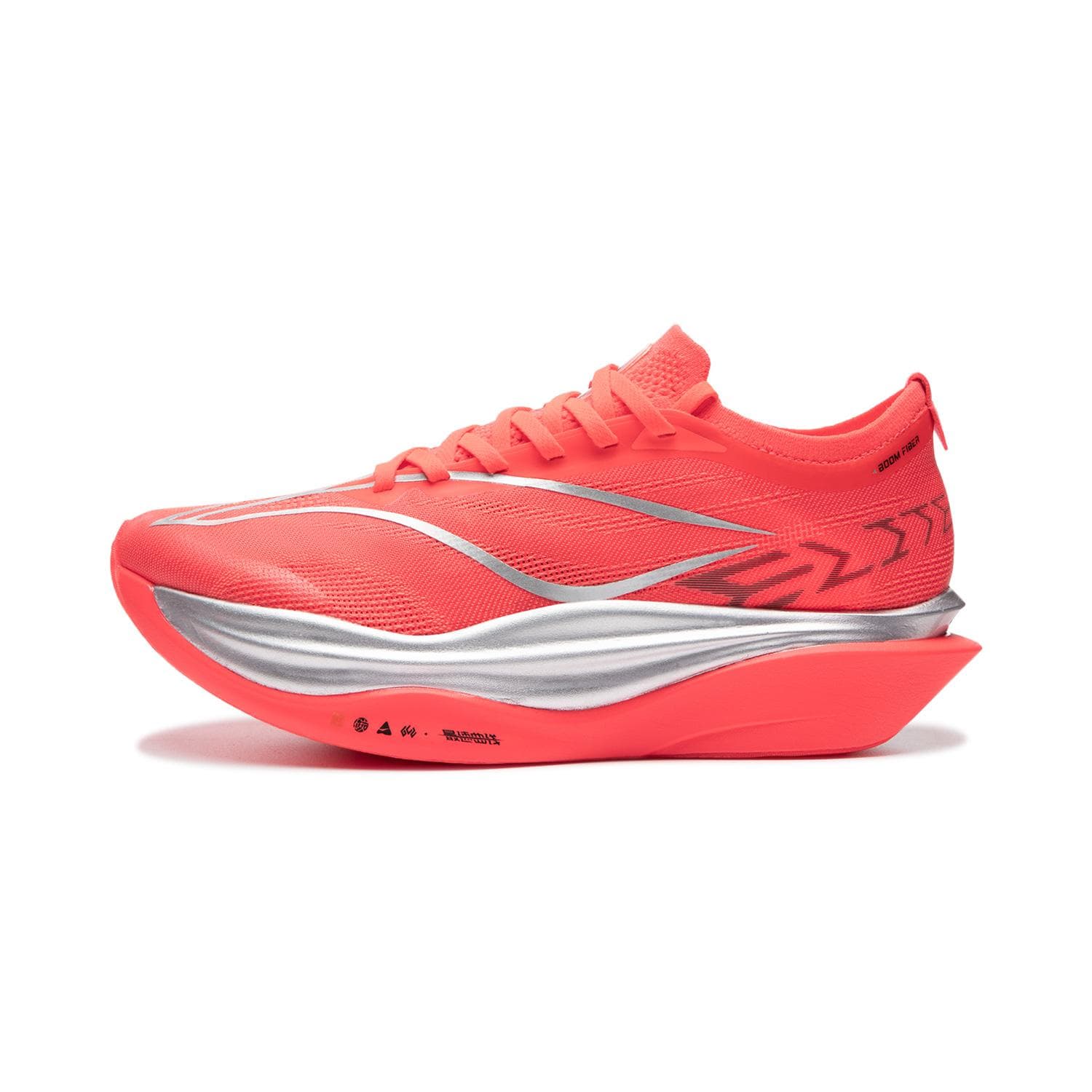 Li Ning Feidian 6 ELITE Amortecimento Antiderrapante Resistente à Abrasão Retorno Sola Baixa Placa de Carbono Tênis de Corrida Unissex ARMW001-24