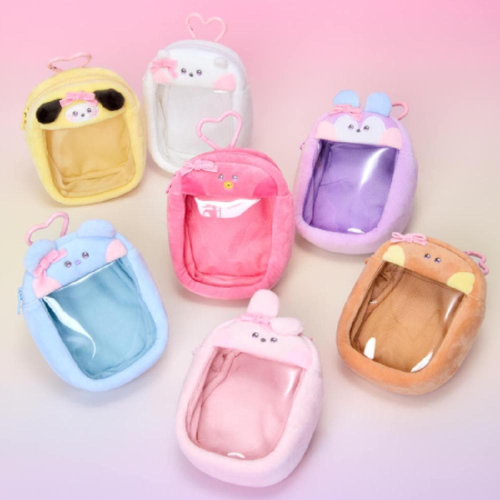 BT21 minini Bolsa Transparente com Fita Edição U Porta-Chaves