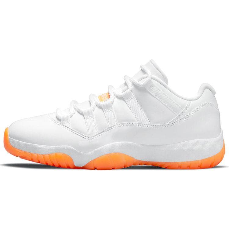 Tênis Air Jordan 11 Retro Low Bright Citrus Feminino Branco AH7860-139 cm