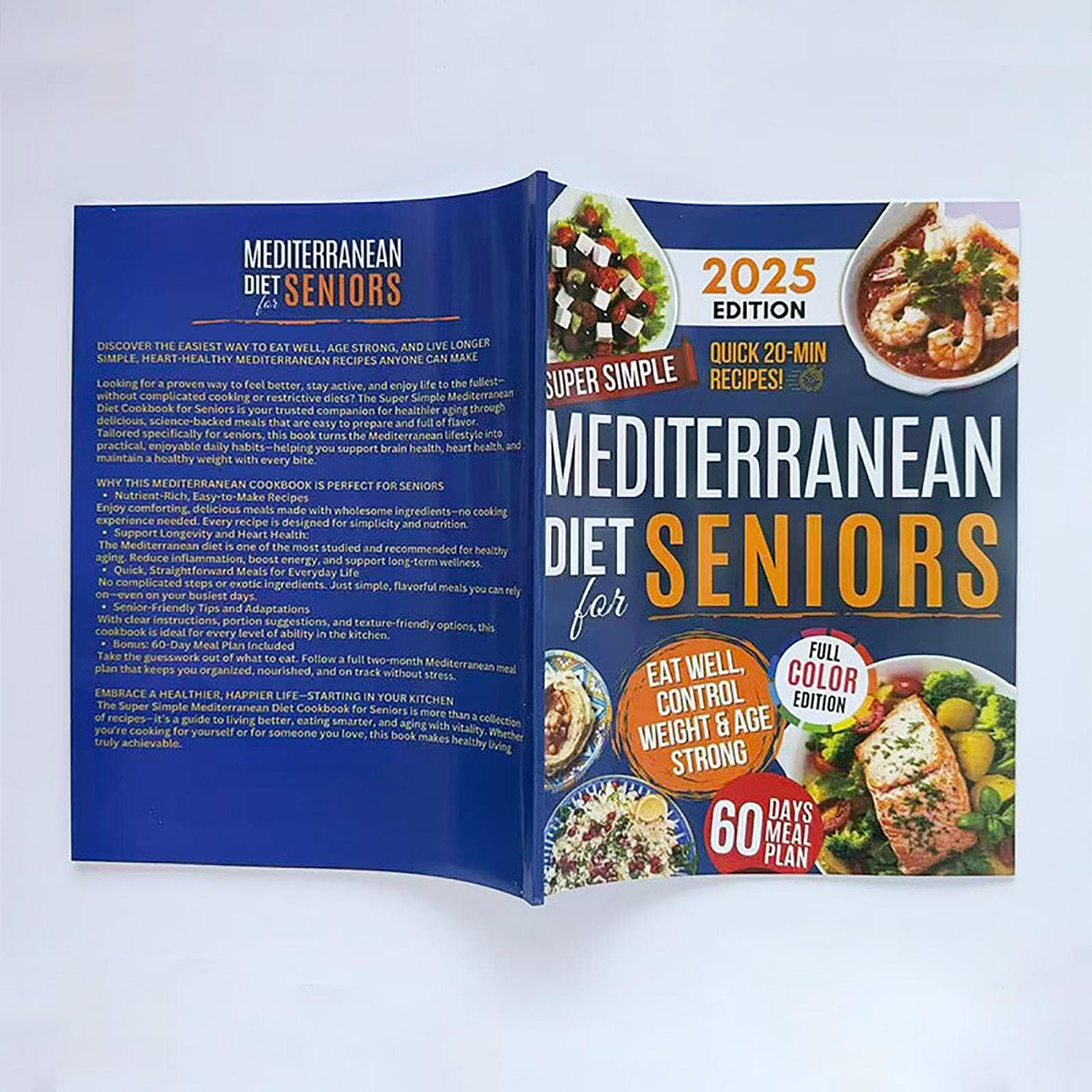 Livro de Receitas da Dieta Mediterrânea – Livro de Receitas para Alimentação Saudável para Controle de Peso e Culinária para um Estilo de Vida