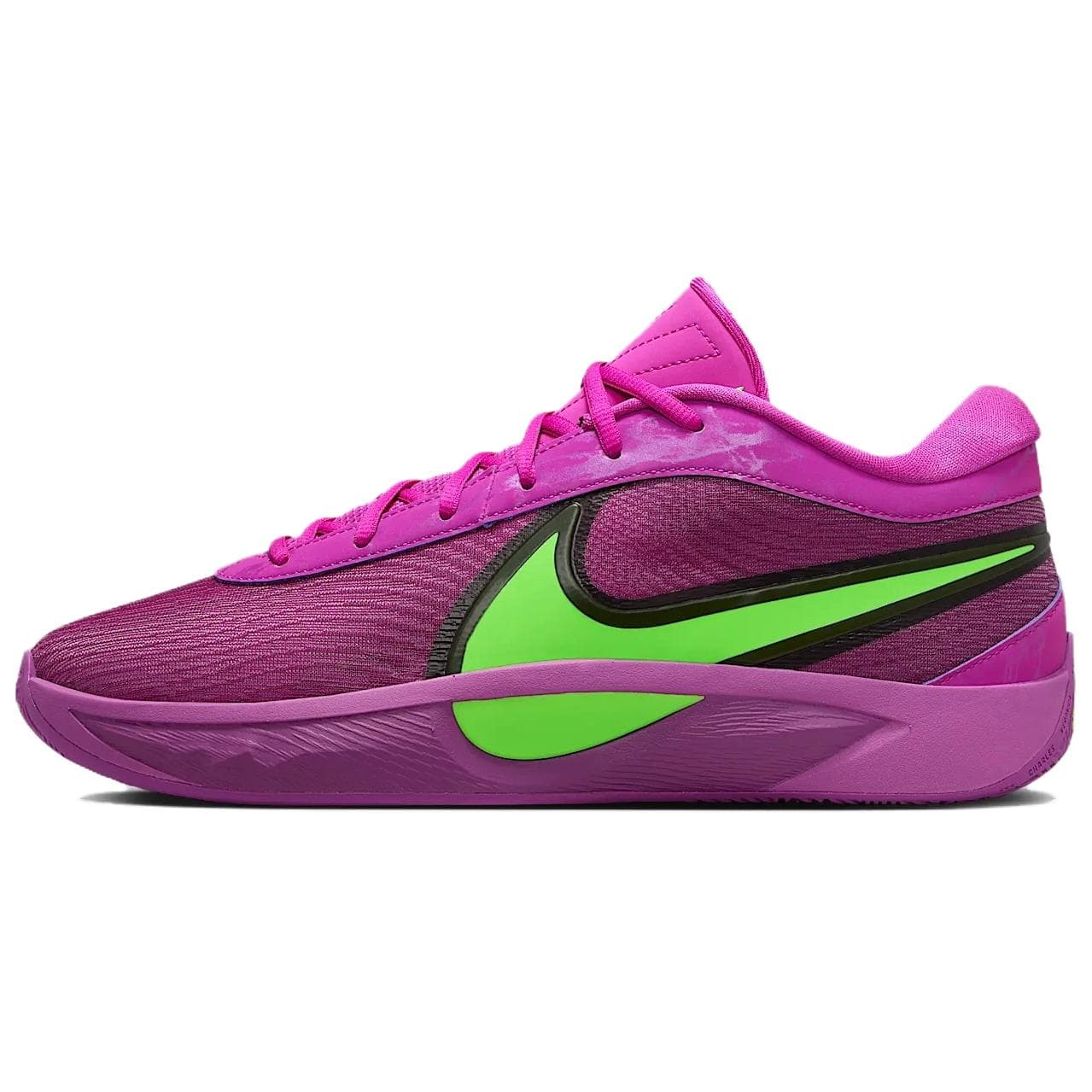 Tênis de Basquete Nike Giannis Freak 6 Antiderrapante Resistente ao Desgaste de Cano Baixo Masculino Tênis Roxo FJ7807-500 cm