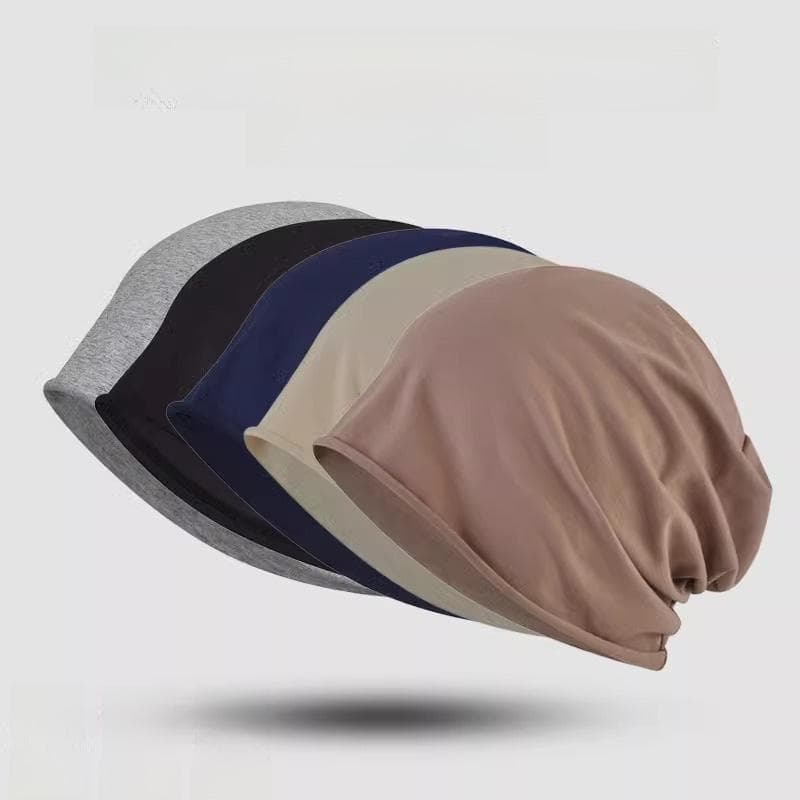 Touca de dormir de algodão ultrafina para primavera e verão | Chapéu respirável anti-queda de cabelo para idosos e pacientes de quimioterapia
