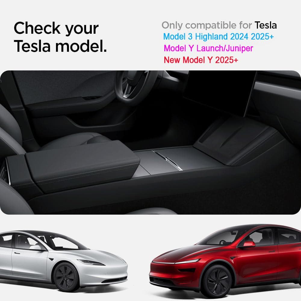 Bandejas para Console Central para Tesla Model Y Juniper Modelo de Lançamento 2025 Model 3 Highland Acessórios Organizadores Caixa de Armazenamento