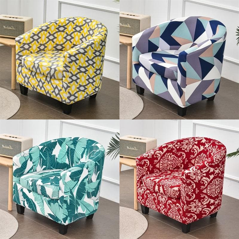 Elastic Club Chair Slipcover Split Style Tub Armchair Sofa Cover Spandex Couch Slipcovers for Living Room Home el Decor