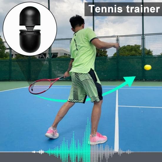 2Pcs Tênis Topspin Whistle Tênis Treinamento Stroke Swing Equipamento Auxiliar Batida Prática Aid Spin Control Trainer para Iniciantes