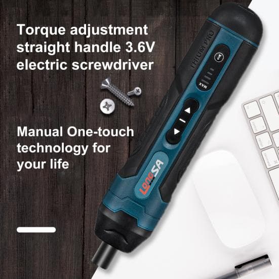 Conjunto elétrico sem fio compacto de chave de fenda elétrica de carregamento USB de reparo 3.6V