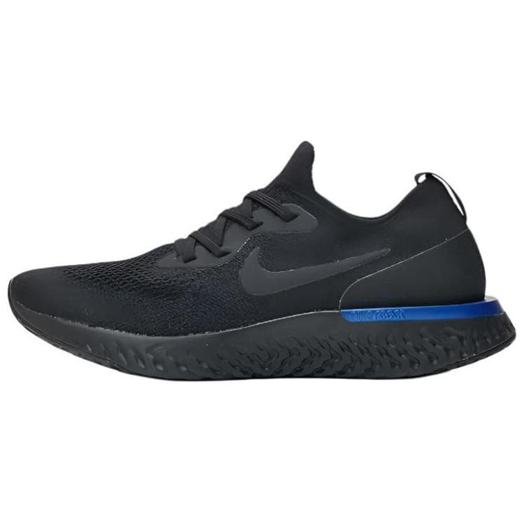 Nike Epic React Flyknit Black Racer Blue Women's AQ0070-004 cm