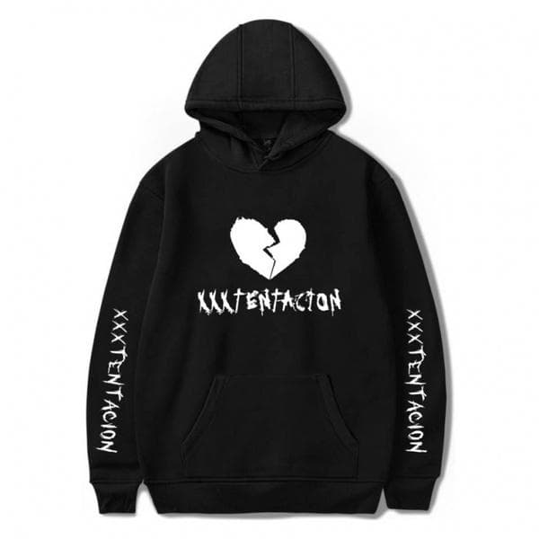 Nova moda xxxtentacion moletom com capuz rasgado xxxtentacion hip hop rapper hoodies jahseh dwayne onfroy vingança roupas masculinas cm cor-de-rosa
