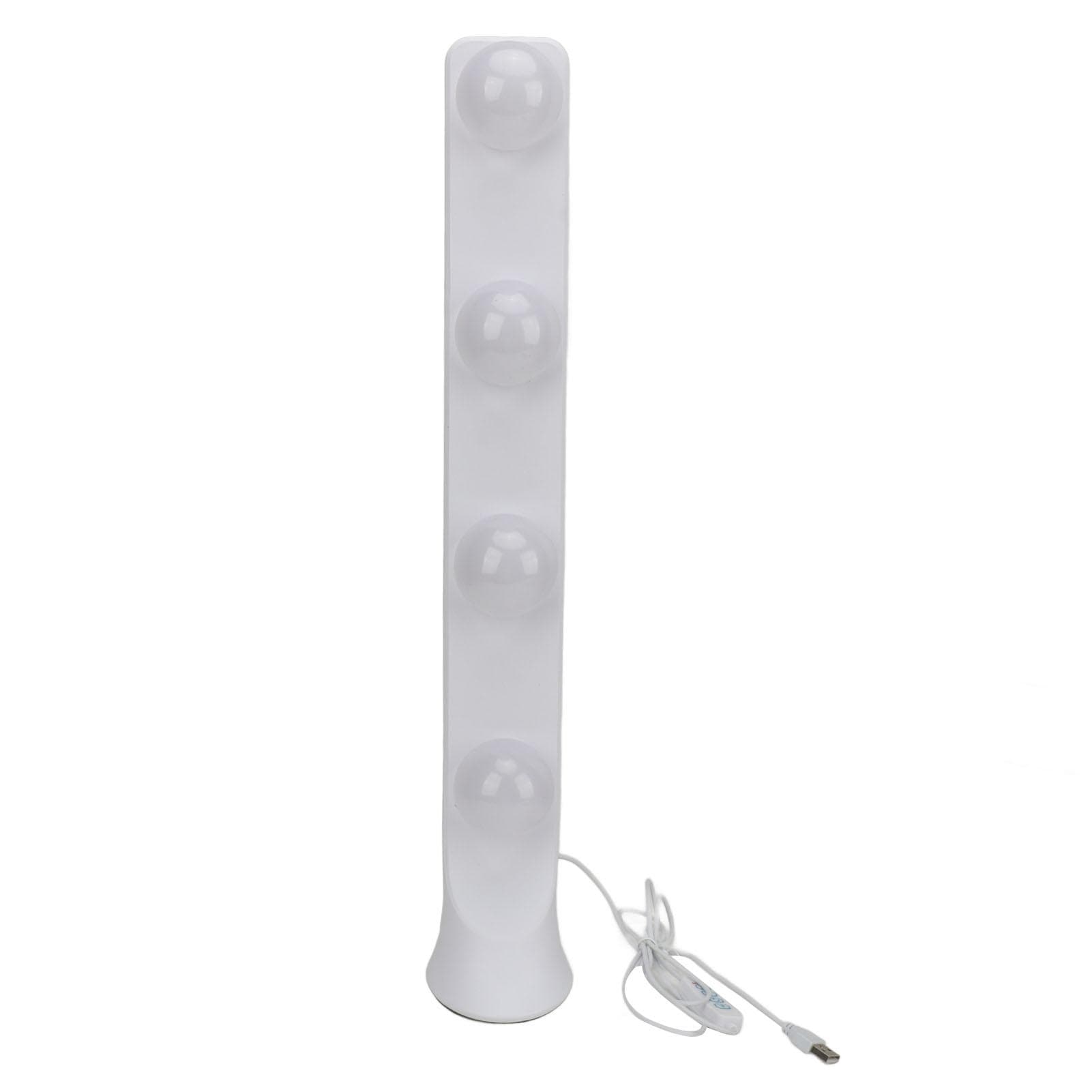 Luzes LED para Maquilhagem 4 Lâmpadas LED Luz Portátil para Maquilhagem 3 Temperaturas de Cor Luz de Preenchimento para Transmissão ao Vivo branco