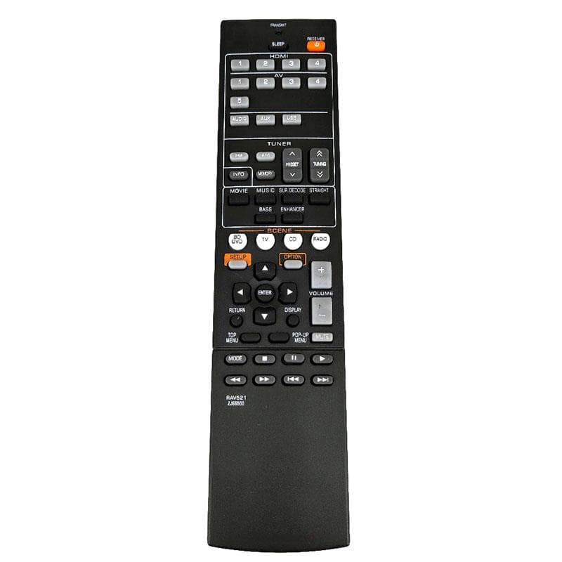 NOVO Substituição para YAMAHA RAV521 ZJ66500 Receptor de Áudio/Vídeo Controle Remoto HTR-3067 RX-V377 RX-V377BL YHT-4910U YHT-4910UBL