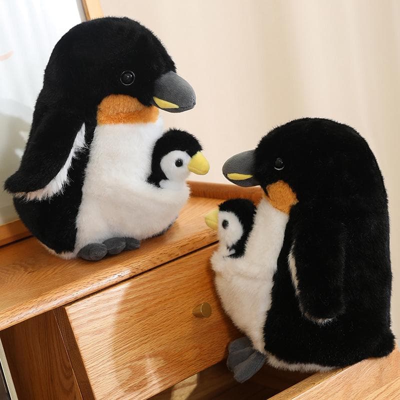 Boneca de Pelúcia Animal Criativa Artificial Mãe e Filho Coala Pinguim Bolsa de Criação Brinquedo de Pelúcia Presente de Aniversário Para