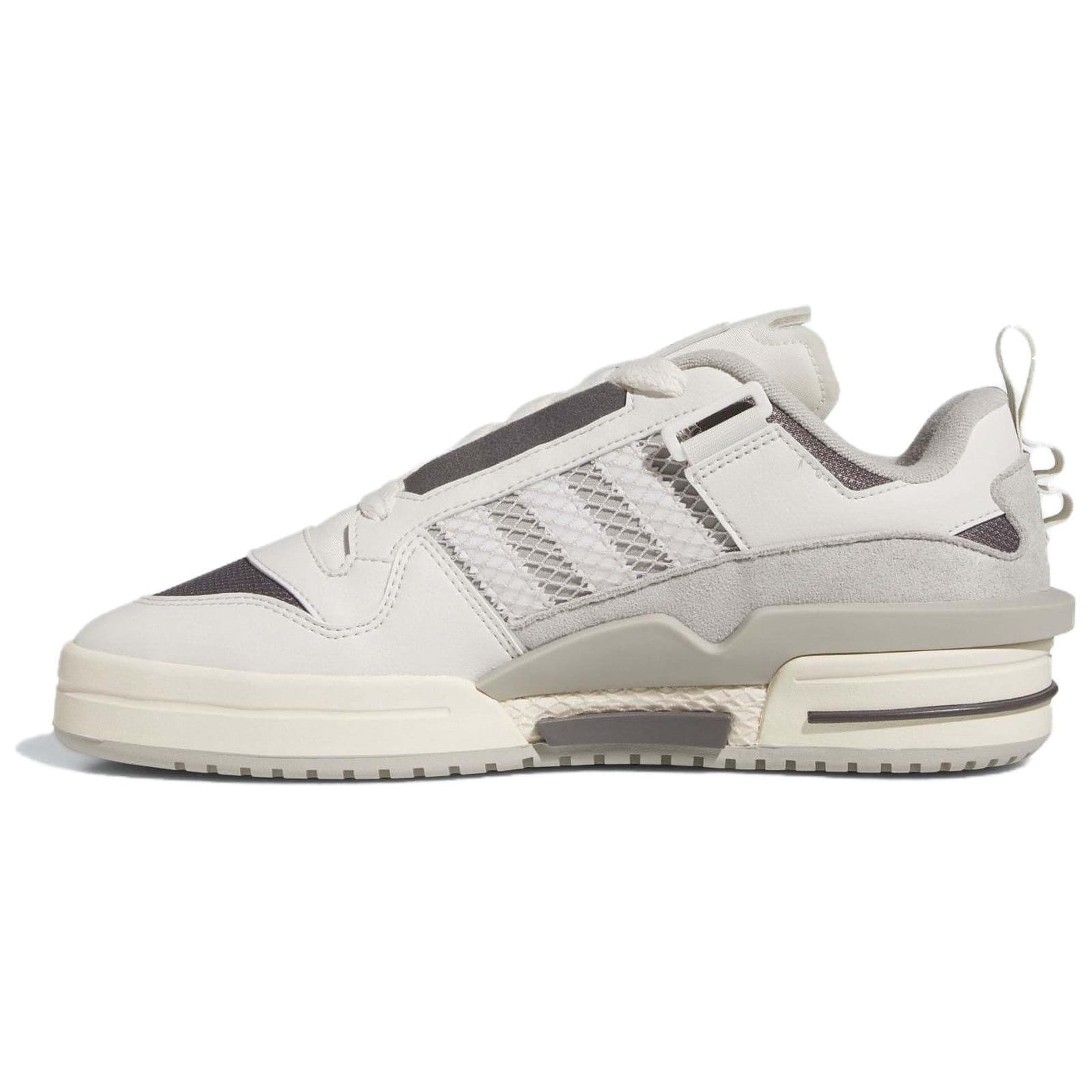 Adidas Originals Mod Low Sapatos de Skate Duráveis e Respiráveis Tênis Unissex Cinza Branco IG3761 cm
