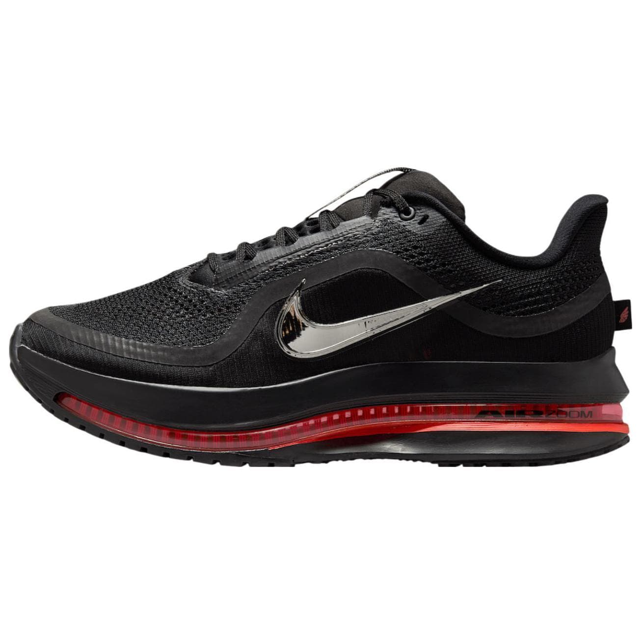 Tênis Unissex Nike Pegasus Premium Preto Crimson Brilhante Prata Metálico HQ2592-003 cm