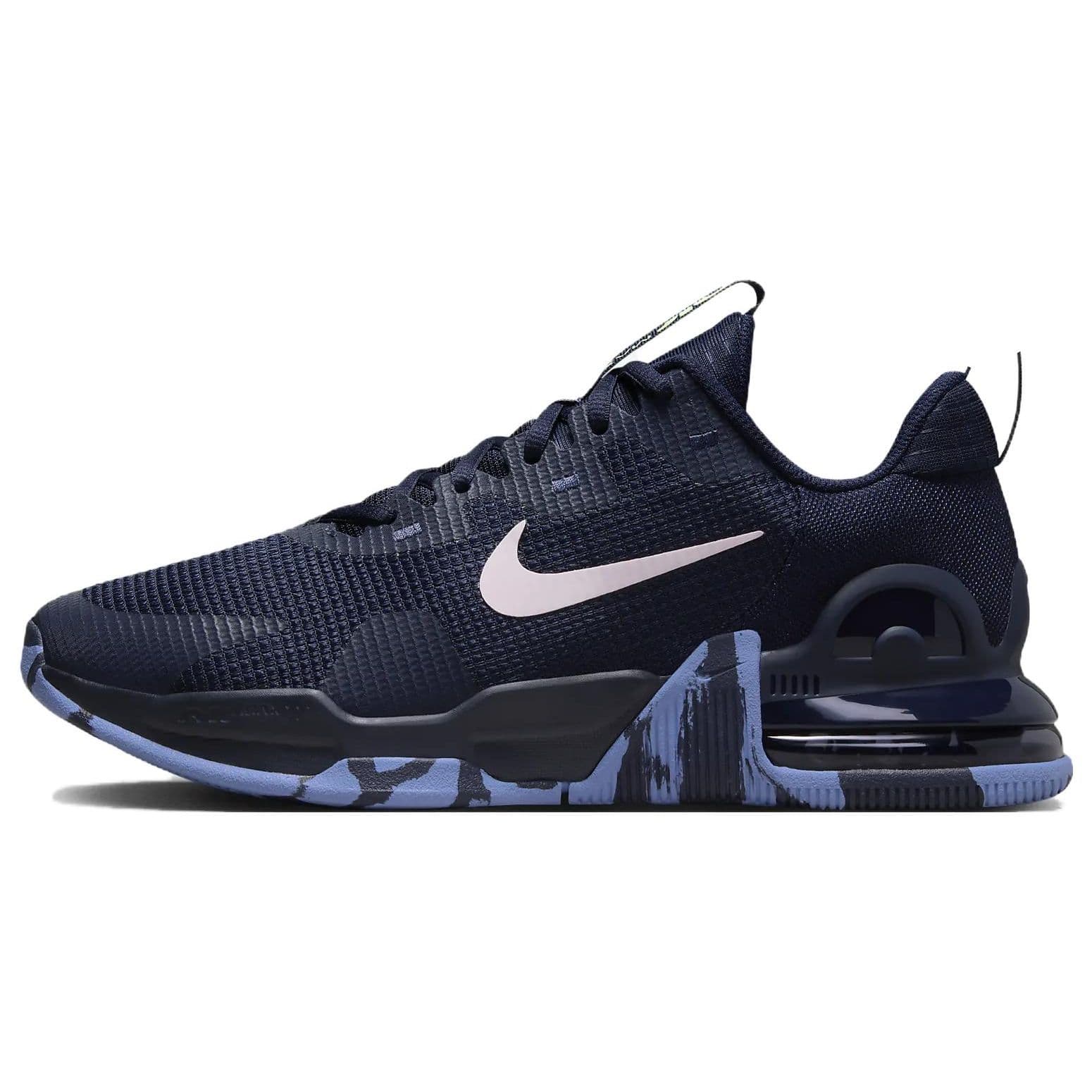 Tênis Masculino Nike Air Max Alpha Trainer 5 Obsidian Pink Foam Azul Lime-Blast Polar DM0829-402 cm