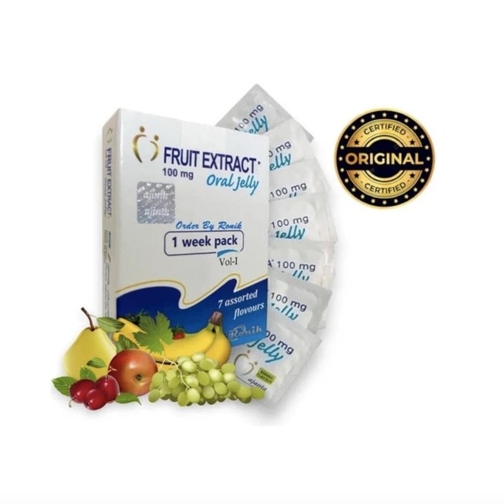 Gel Sabor Frutas Enriquecido com Ginseng – Pacote com 7 para Energia e Vitalidade