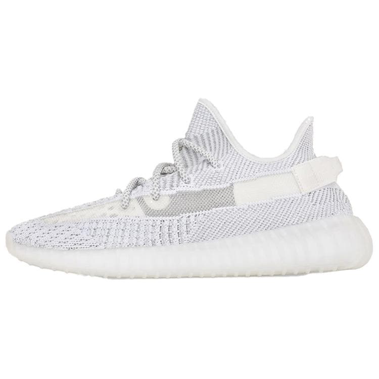 Adidas Originals Yeezy Boost 350 V2 Confortável Versátil Top Baixo Estilo de Vida Sapatos Casuais Tênis Unissex Cinza Branco EF2905-2022 cm
