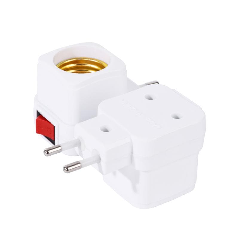 Soquete de Lâmpada Com Tomada Plugue para Lâmpada Soquete Com Interruptor Para Plugue US EU Acessórios de Iluminação Residencial
