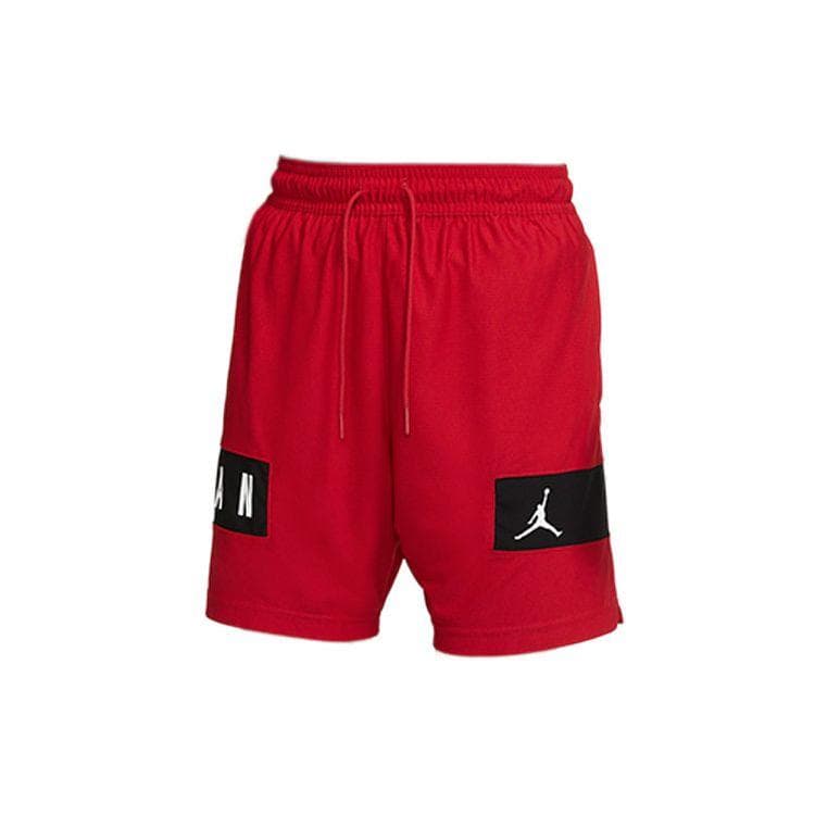 Jordan Calções de Basquetebol de Malha Dri-Fit Color Block de Secagem Rápida para Homem Parte Inferior Vermelho CZ4772-687 cm