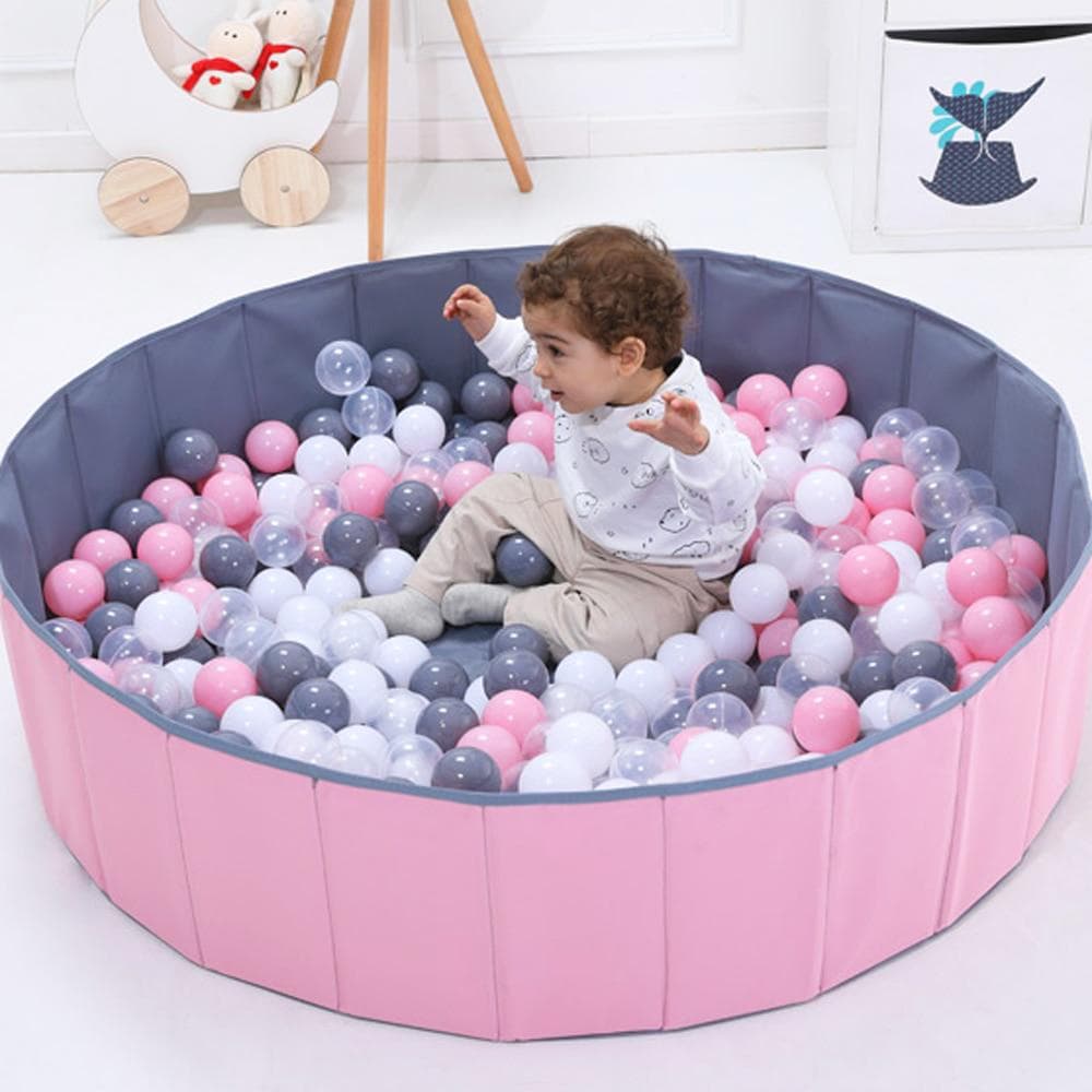 Piscina de bolinhas para bebês, dobrável, infantil, piscina de bolinhas, oceano, para piscina seca, lavável, cercadinho, brinquedo, cerca