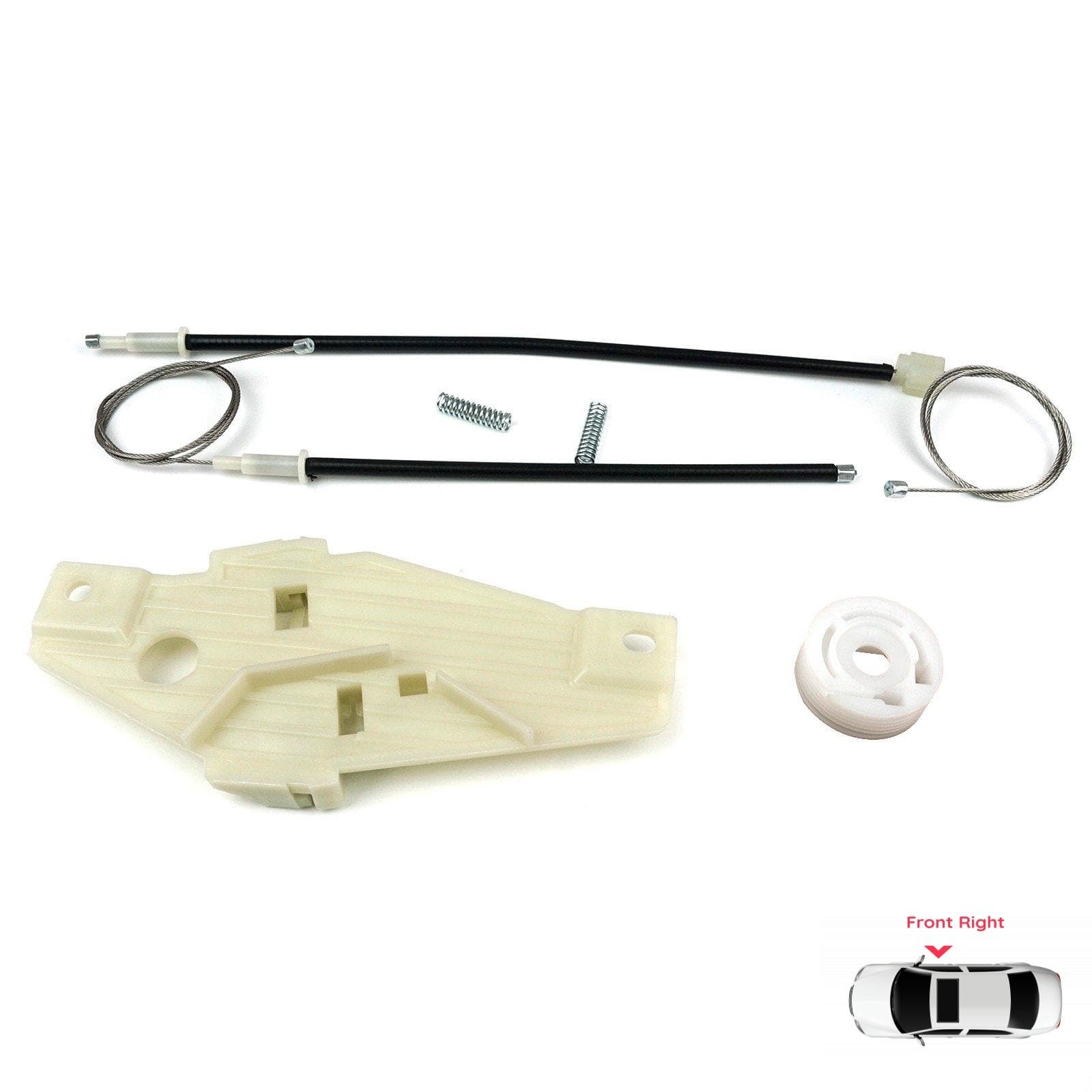 EWR5409 Kit de Reparo do Regulador de Janela Porta Dianteira Direita para Toyota Corolla E10 AE100 E100 1991-1999 3/4/5 Portas 6981002051