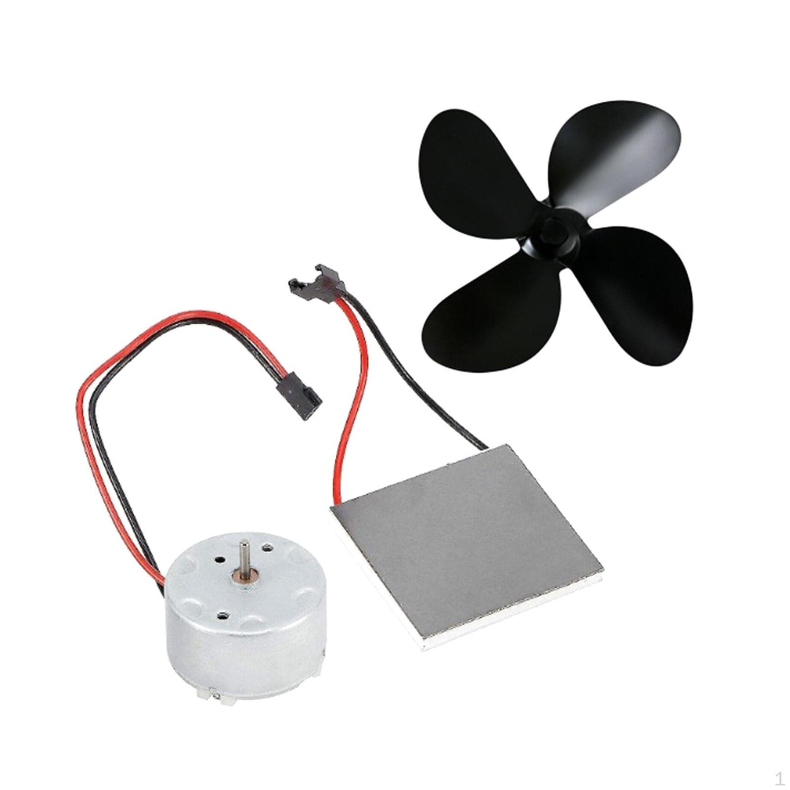 Motor de Ventilador de Lareira Conjunto de Geração de Energia Elétrica Peças de Aquecedor Fogões Estáveis Alimentado a Calor